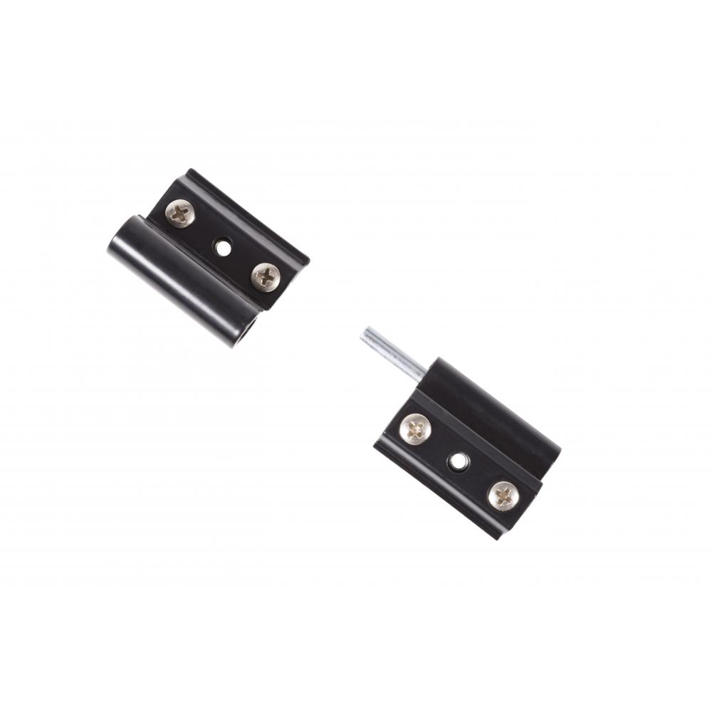 Aluminium hinge for aluminium doors and windows - type "double" hinge,  Alyap110 , Black  | КАРА-КА ООД | Онлайн магазин