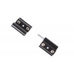 Aluminium hinge for aluminium doors and windows - type "double" hinge,  Alyap110 , Black  | КАРА-КА ООД | Онлайн магазин